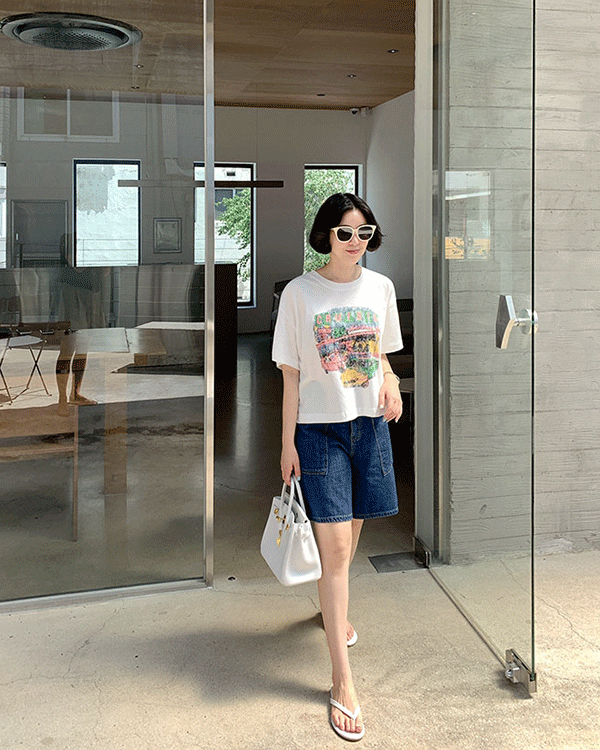 ティーンズクロップドティーシャツ