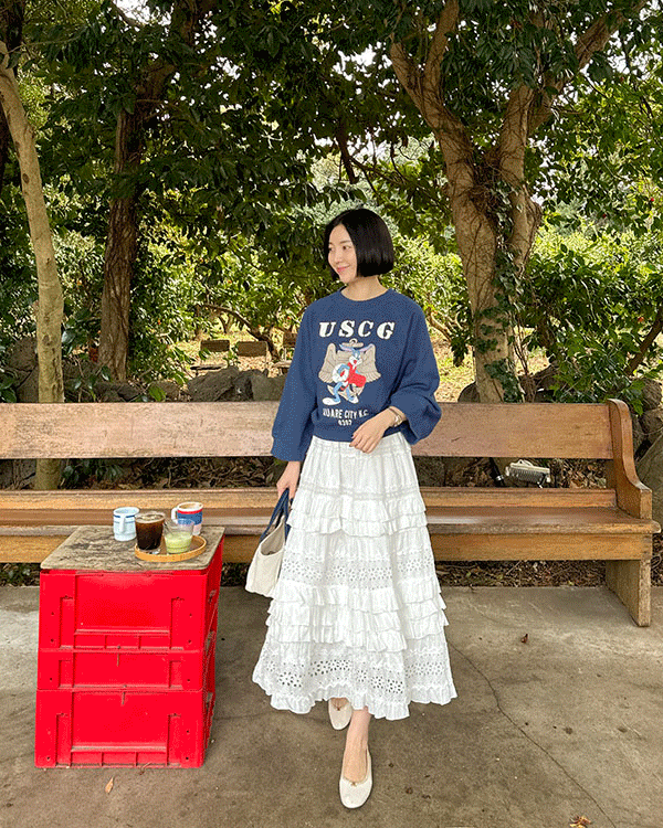 カンカンレーススカート