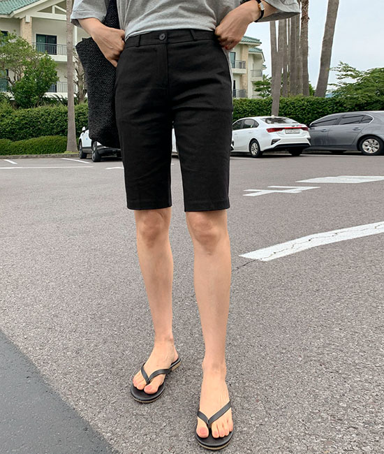 バイカー5部パンツ