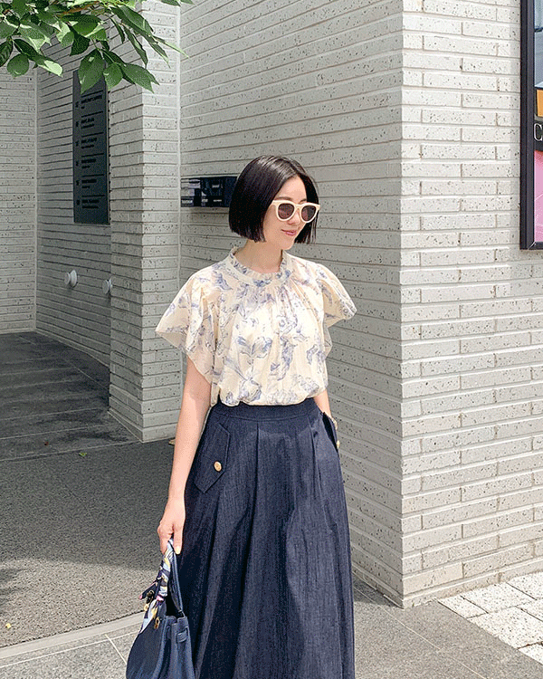 ドルチェフラワーブラウス