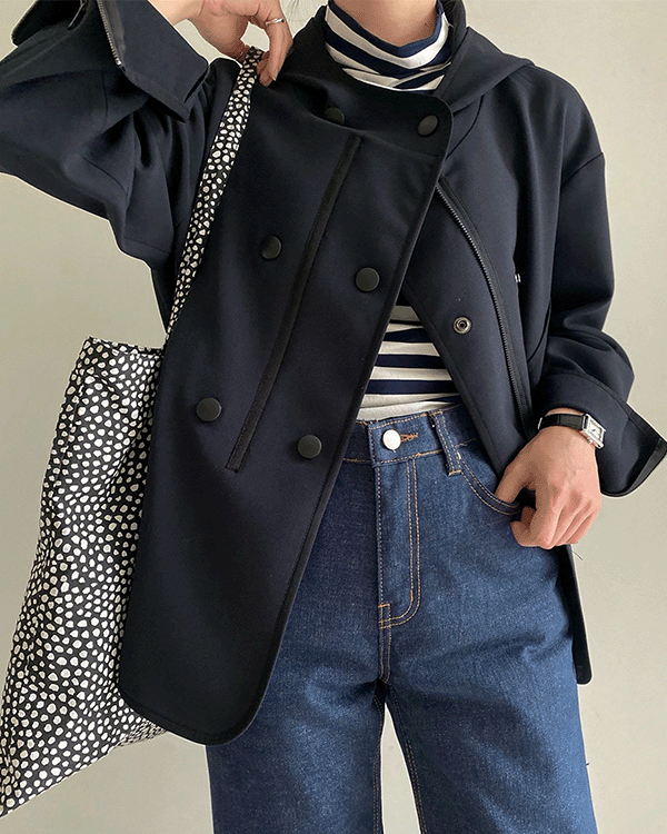 ダブルフードジャンパ