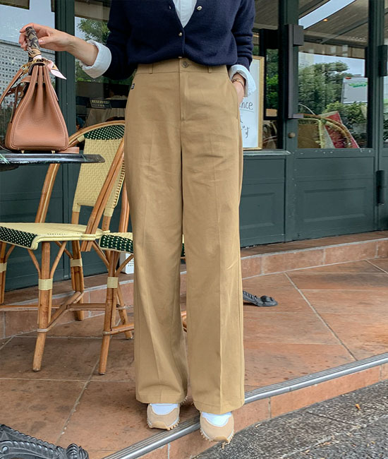 アーバン日付フィット 綿パンツ