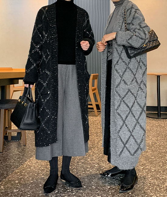 ブランパールロングカーディガン