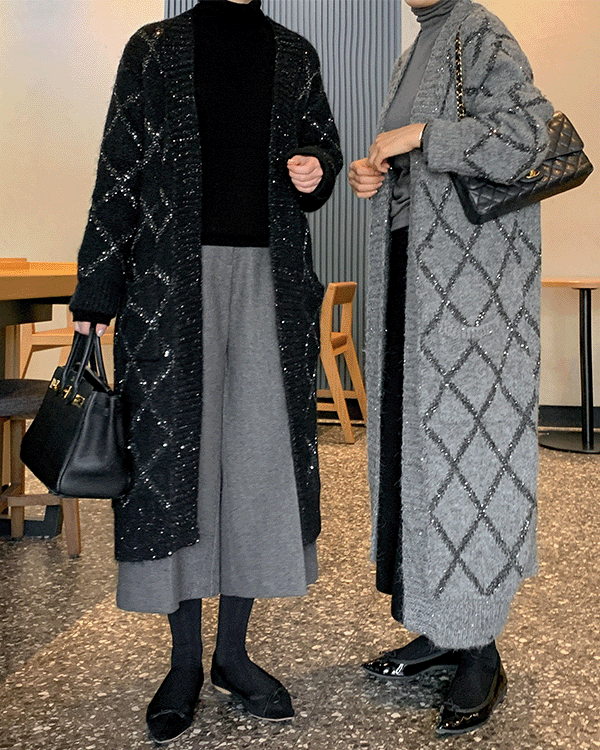 ブランパールロングカーディガン