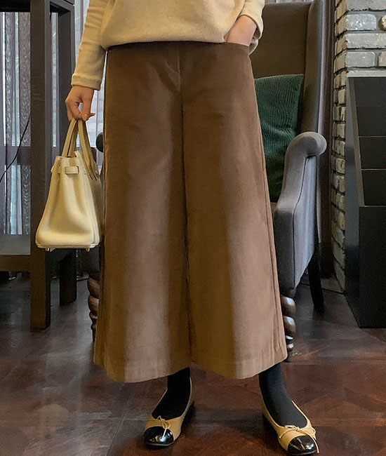 ボタン ゴールデン起毛パンツ