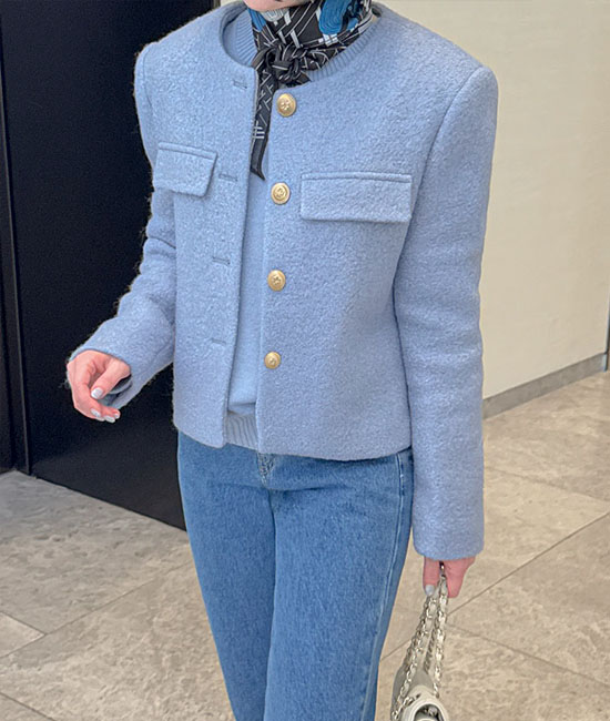 ラオンブックルツイードジャケット