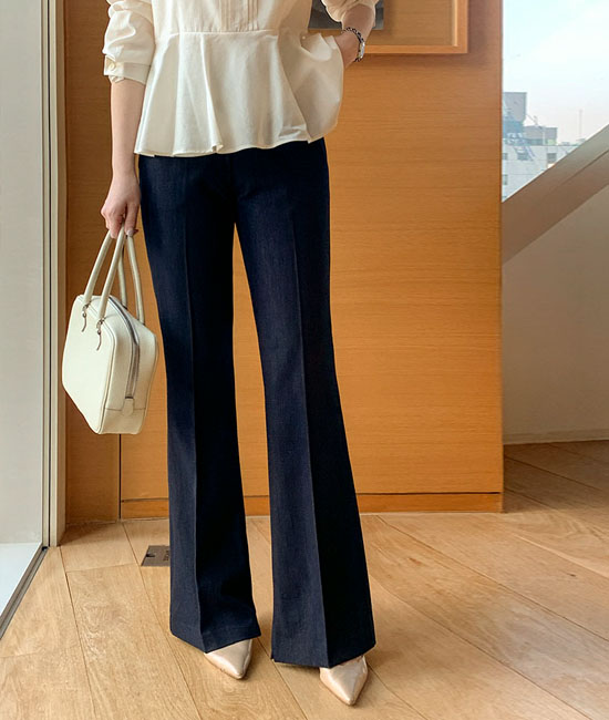 シャラン ブーツカット デニム スレックス