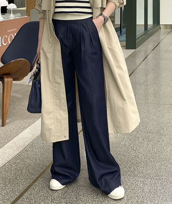 シャルル・トゥピンタック・デニム・スレックス