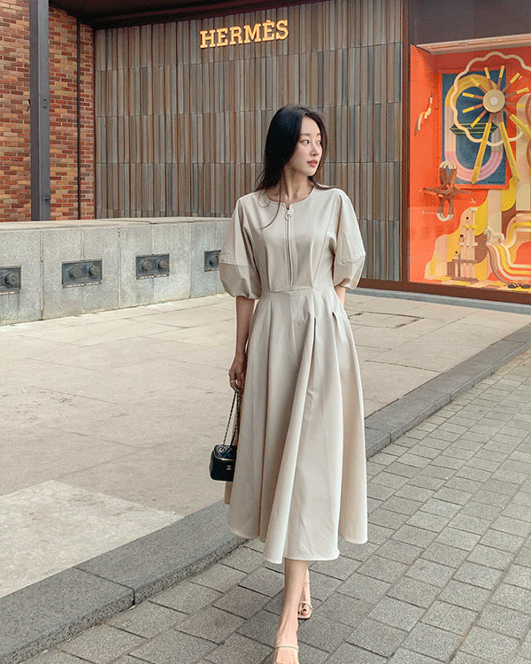 발룬 플레어 원피스