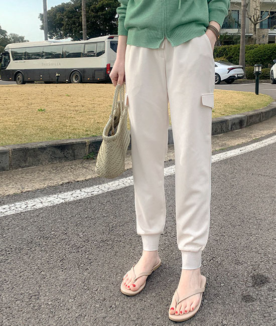 絞りジョガーパンツ