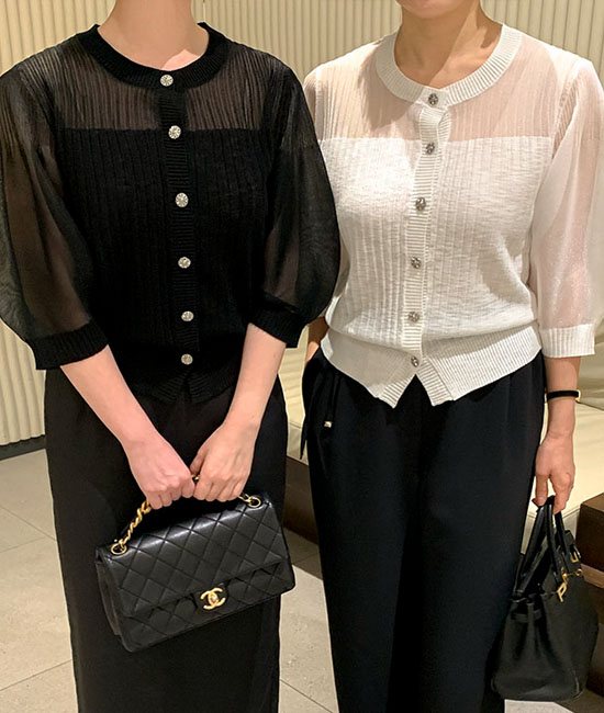 バルーンシーツルーカーディガン