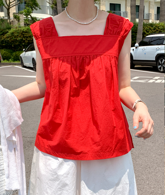 ロヘン 袖なし ブラウス