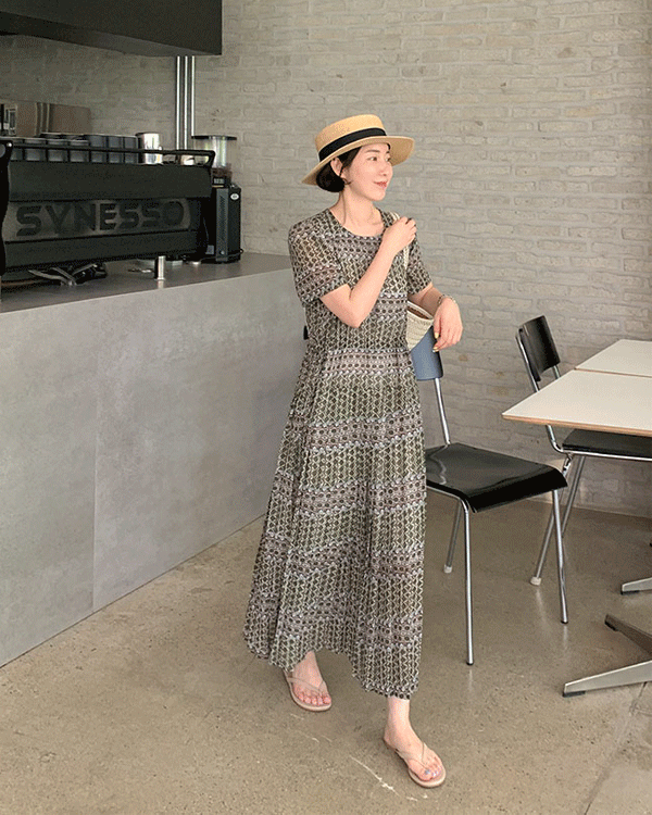 エスニックプリッツワンピース