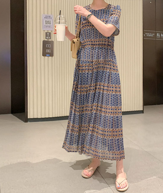 エスニックプリッツワンピース