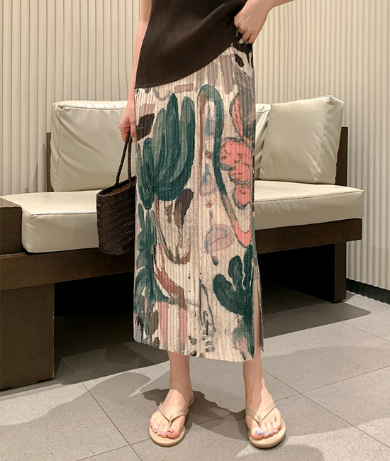 汚染プリッツスカート