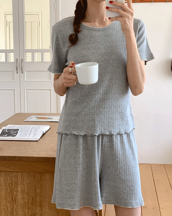 スロー綿パジャマセット