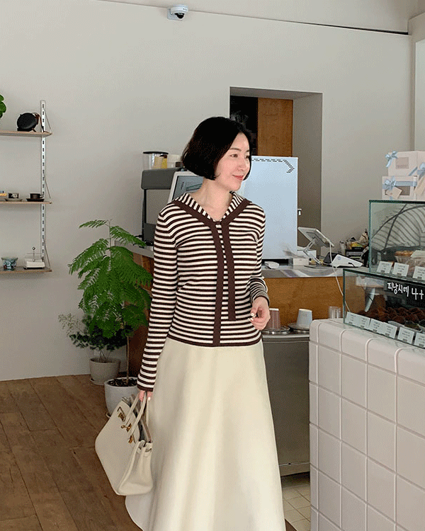 タイストライプニット