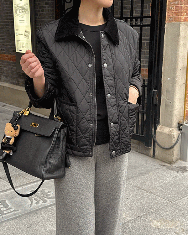 ブランデーキルティングジャケット