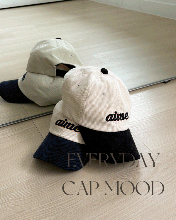 エイムコーデュロイボールキャップ
