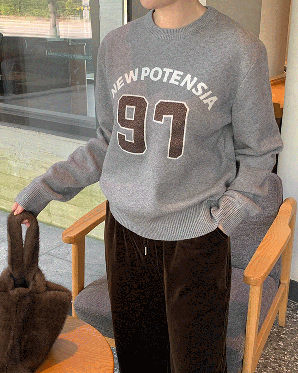 ナンバーラウンドニット