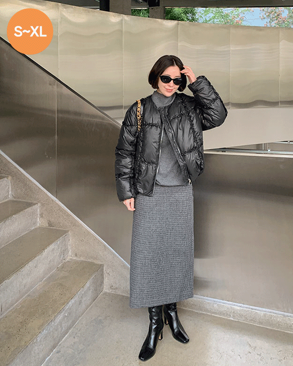 モードチェックスカート