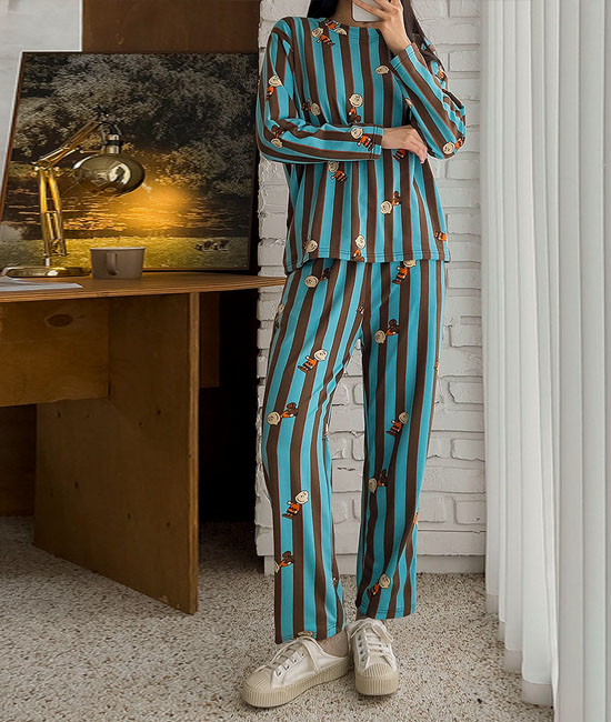 スヌーピー 起毛 ナイトウエア