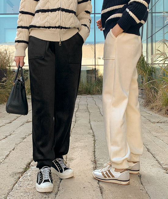 暖かい絨毯ゴールデンジョガーパンツ