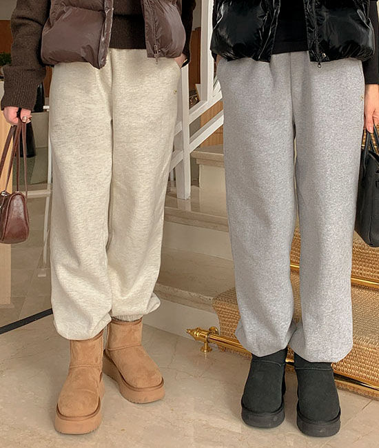 トゥゲザー起毛ジョガーパンツ