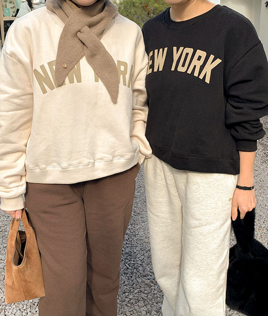 ニューヨーク起毛マンツーマン