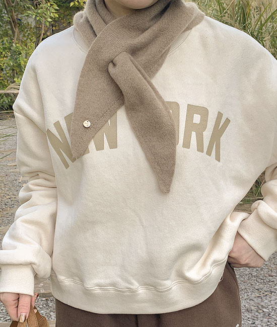 三角ウール100マフラー