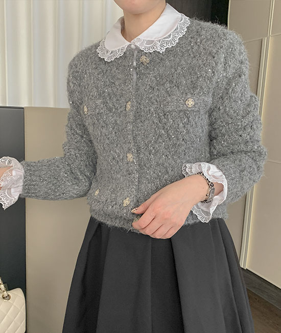 モネレースカラーブラウス