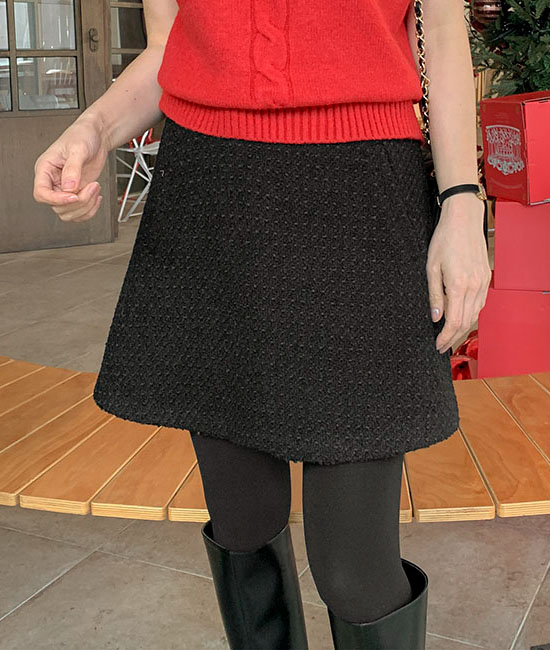 ココツイードミニスカート