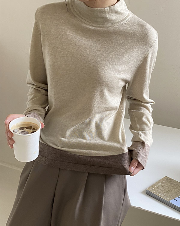 9番配色 バンポーラニット