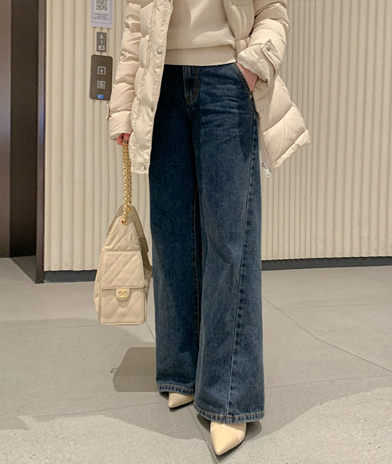 リアルジン - カーブデニムパンツ