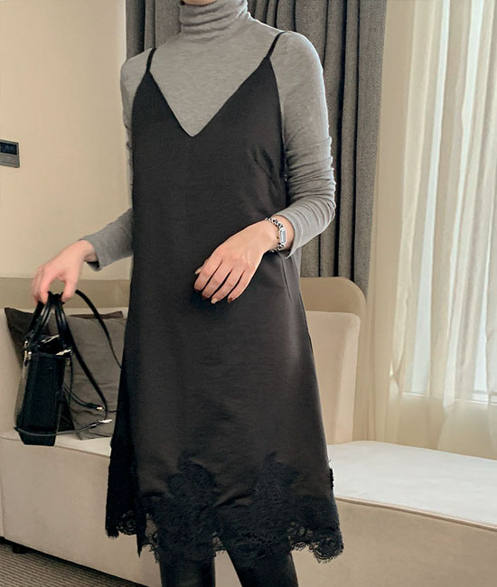 レースビスティエワンピース