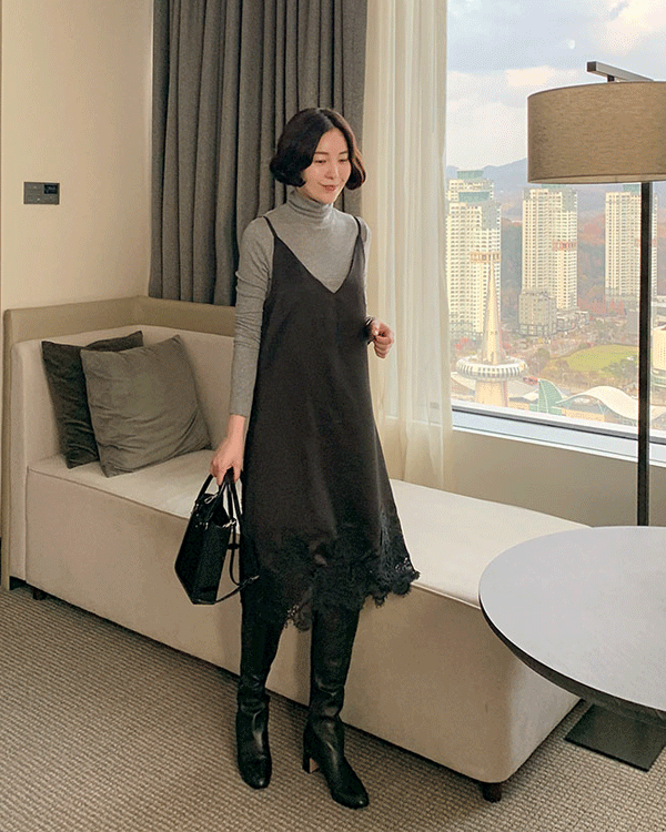 レースビスティエワンピース