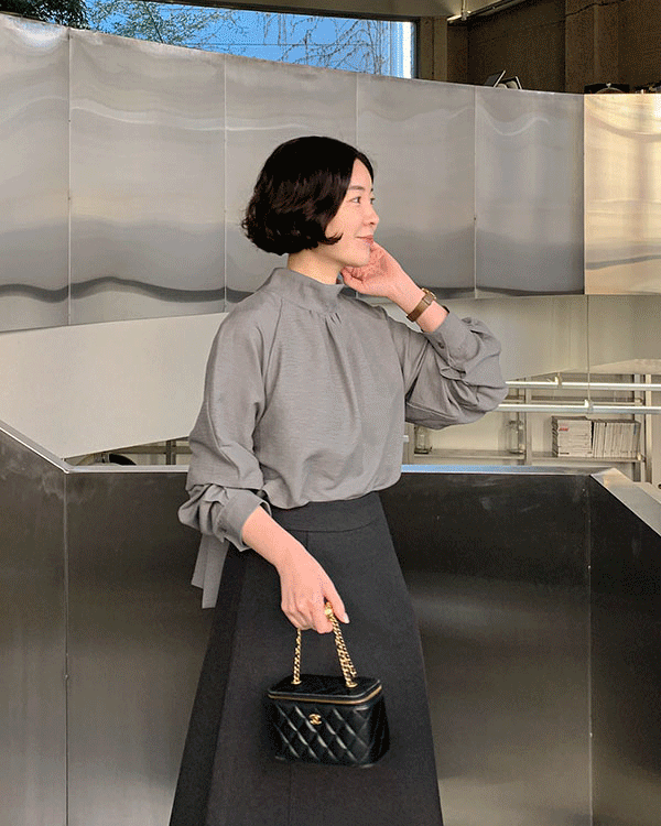 マロンタイブラウス