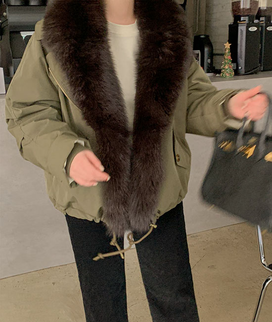 フォックスパーダックダウンフィールドジャケットバディング