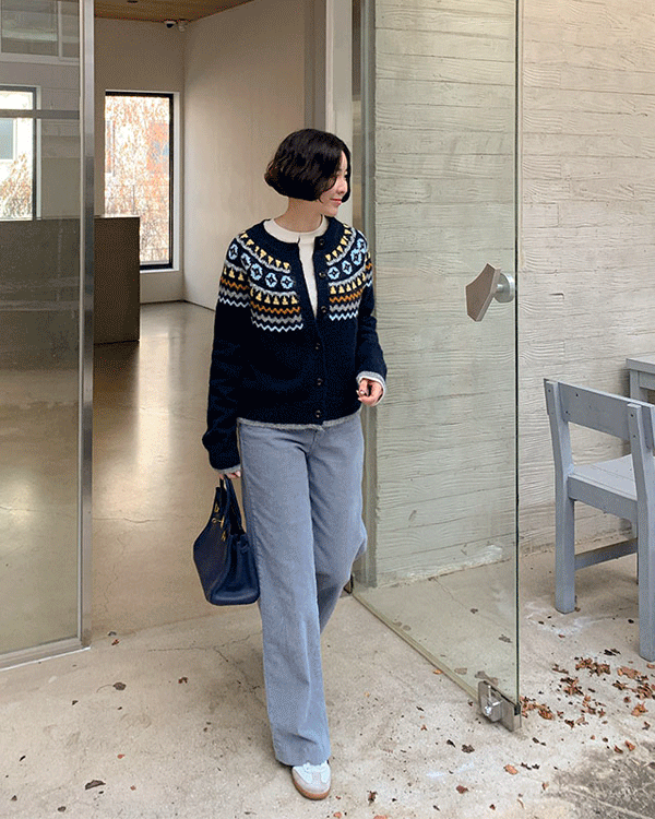 ベニー ノルディック カーディガン