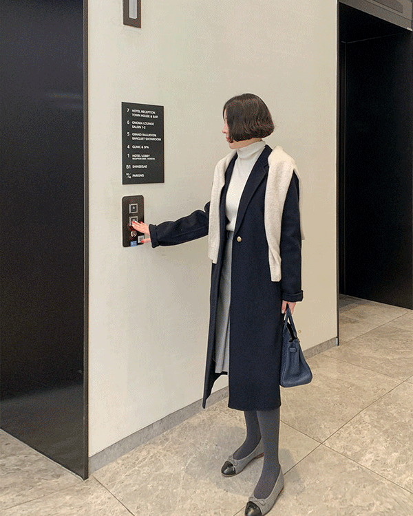 エッセンシャルキャッシュウールコート