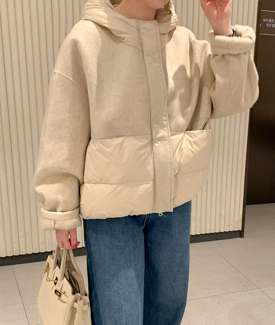 ウールダックダウンフードバディング