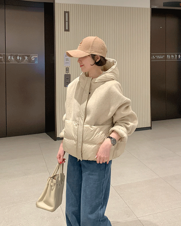 ウールダックダウンフードバディング