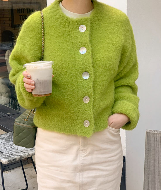 ボソンウールカーディガン