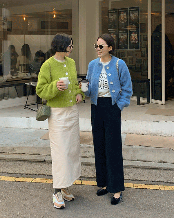 ボソンウールカーディガン