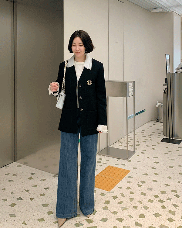 ルマインツーウェーシーポンツイードジャケット