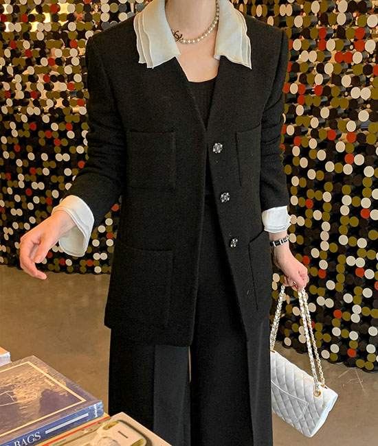 ルマインツーウェーシーポンツイードジャケット