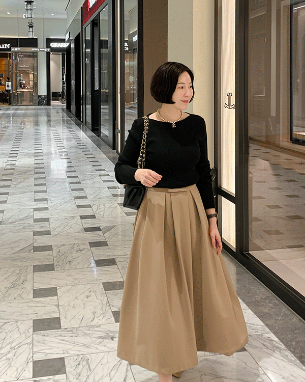 ルマイン - リボンフレアスカート