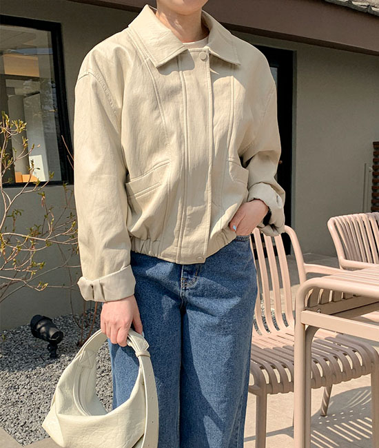 ビンスレザーブルージョンジャケット