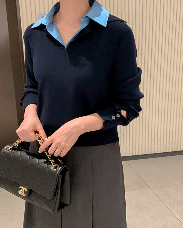 エッセンシャルカラーニット