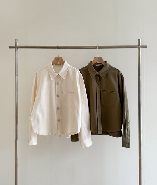 コットンシャツジャケット